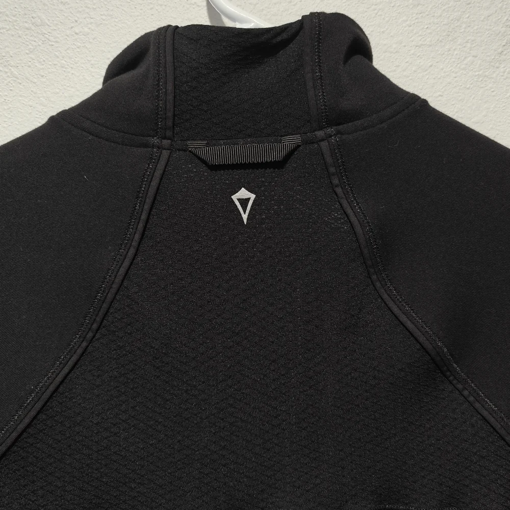 Discontinued Ivivva Lululemon Reversible Scuba Jacket Black  Geometric Size 14